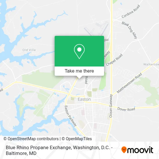 Blue Rhino Propane Exchange map