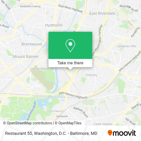 Restaurant 55 map