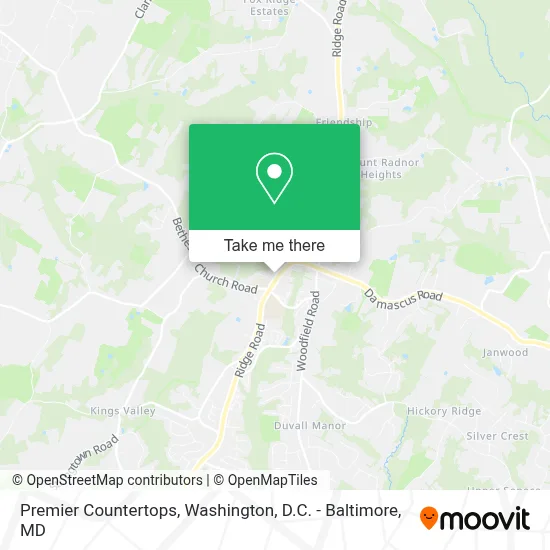 Premier Countertops map