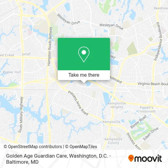 Golden Age Guardian Care map