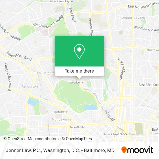Jenner Law, P.C. map