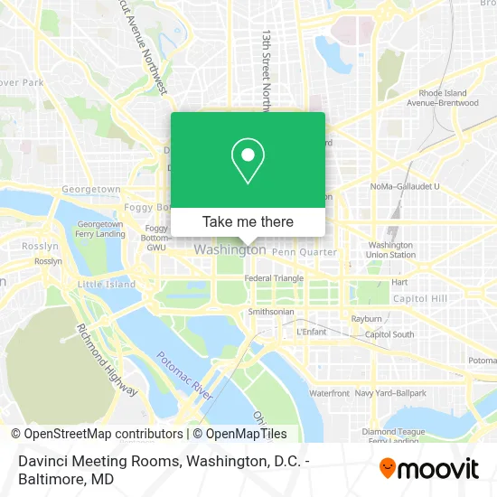 Davinci Meeting Rooms map