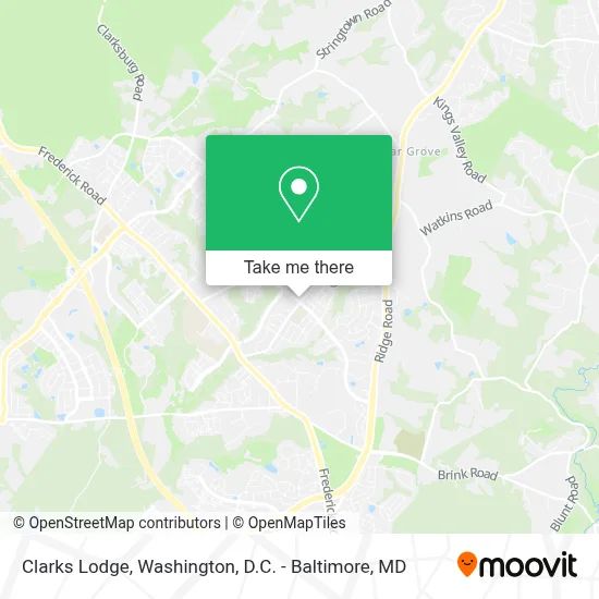 Clarks Lodge map