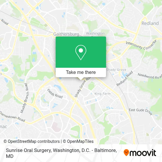Sunrise Oral Surgery map