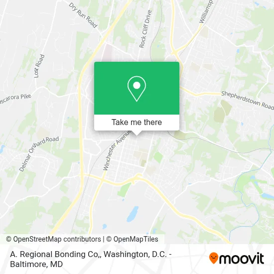 A. Regional Bonding Co, map