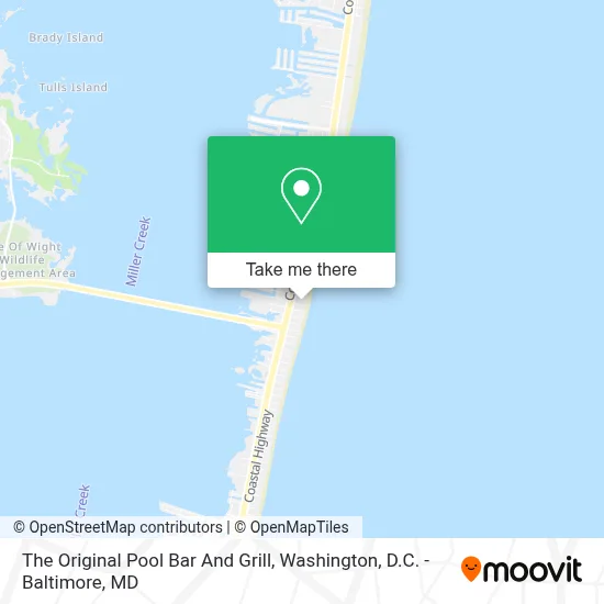 The Original Pool Bar And Grill map