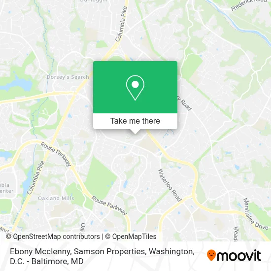 Ebony Mcclenny, Samson Properties map
