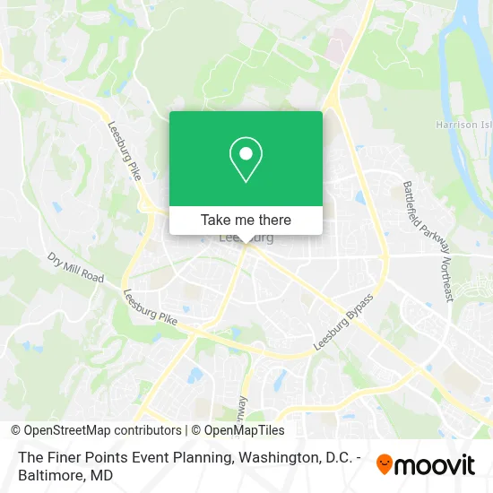 The Finer Points Event Planning map