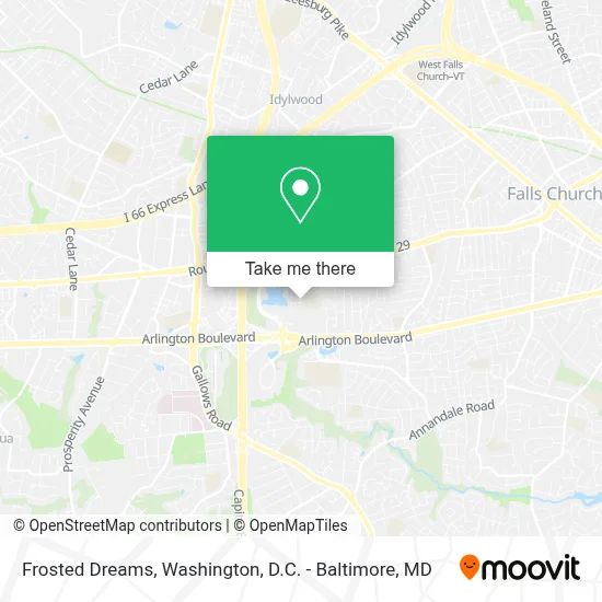 Frosted Dreams map