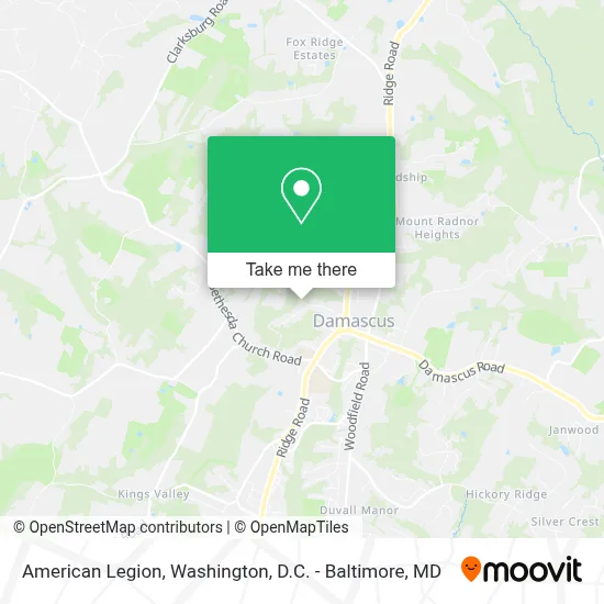 American Legion map