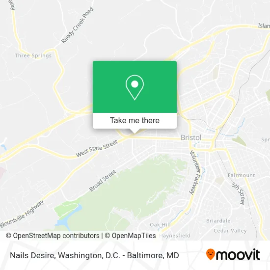 Nails Desire map