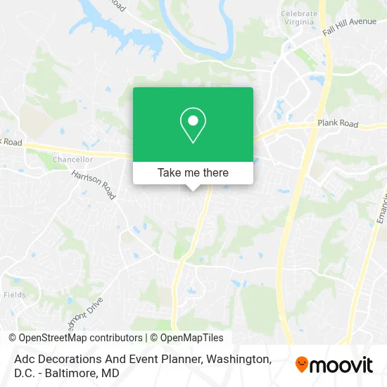 Adc Decorations And Event Planner map