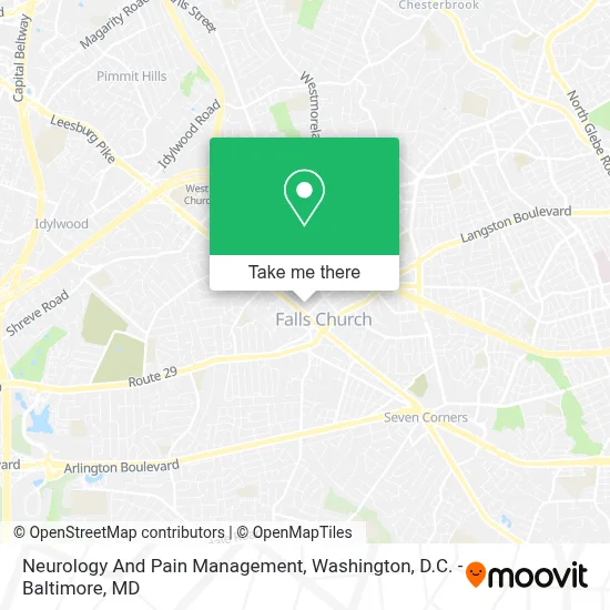 Neurology And Pain Management map
