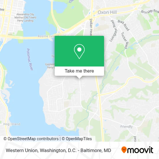 Western Union map