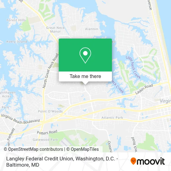 Langley Federal Credit Union map