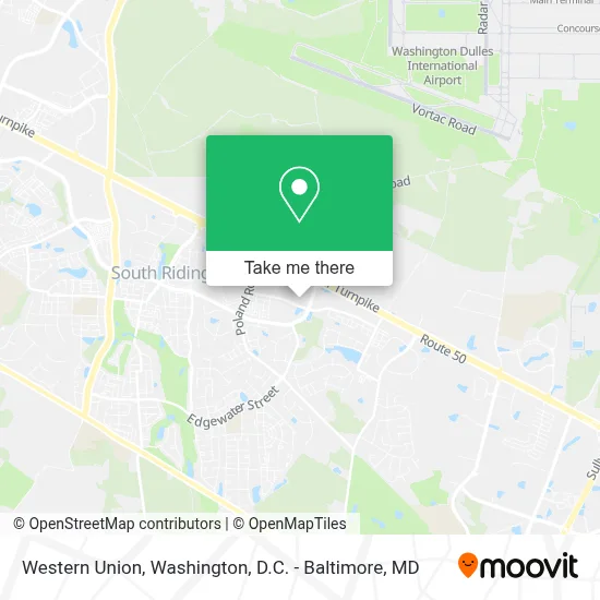 Western Union map