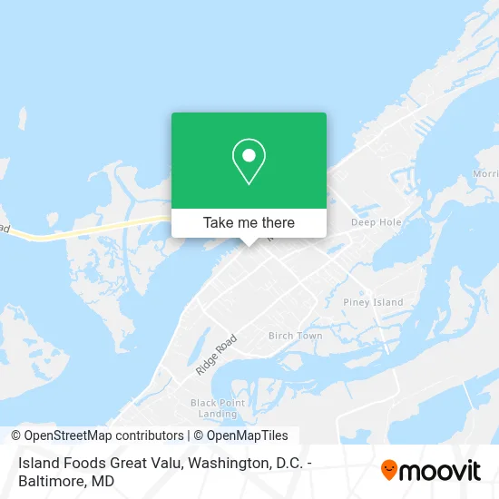 Island Foods Great Valu map