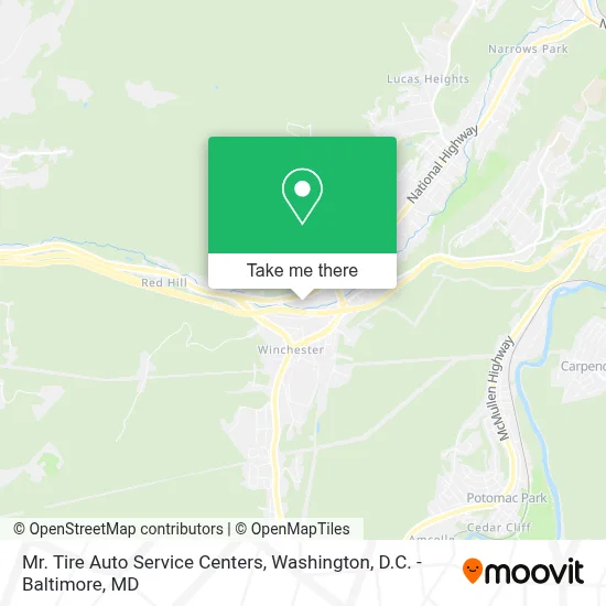 Mr. Tire Auto Service Centers map