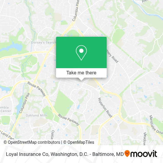 Loyal Insurance Co map
