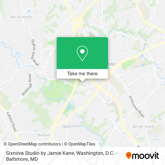Sixnova Studio by Jamie Kane map