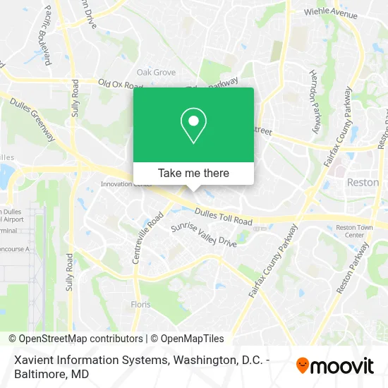Xavient Information Systems map