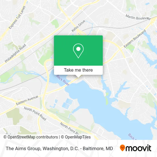 The Aims Group map