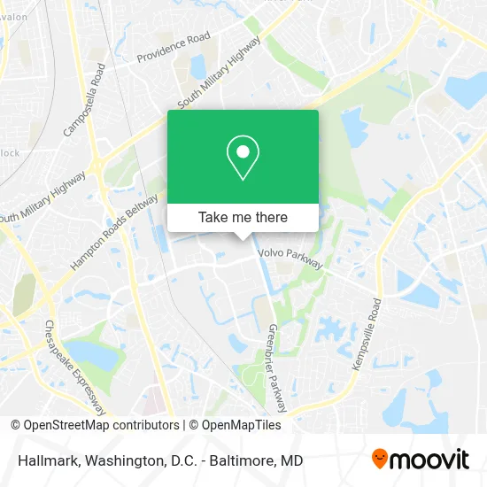 Hallmark map