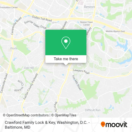 Crawford Family Lock & Key map