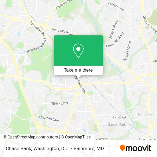 Chase Bank map