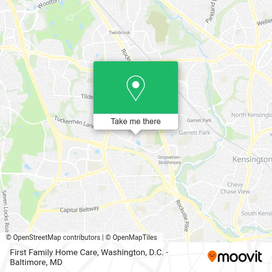 First Family Home Care map