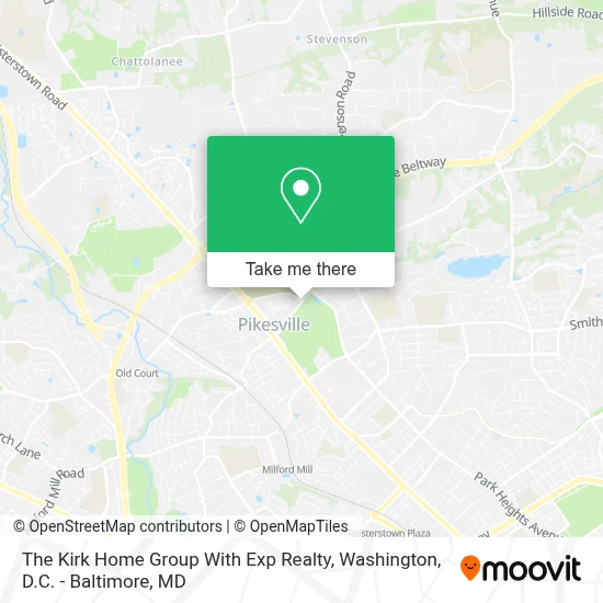 The Kirk Home Group With Exp Realty map