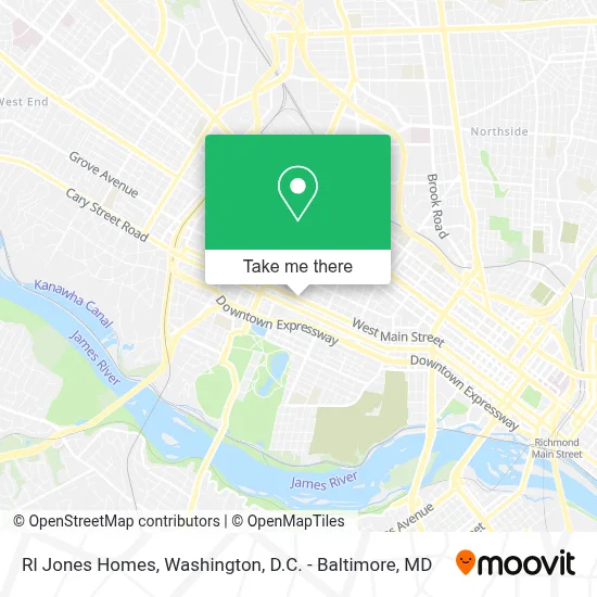 Rl Jones Homes map