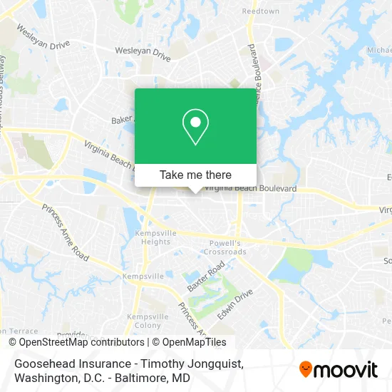Goosehead Insurance - Timothy Jongquist map