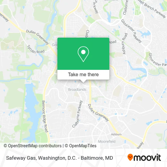 Safeway Gas map