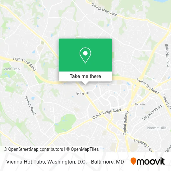 Vienna Hot Tubs map