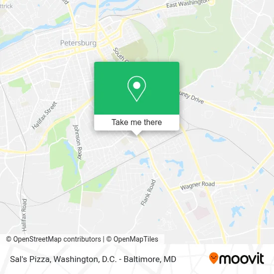 Sal's Pizza map