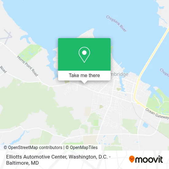Elliotts Automotive Center map