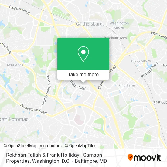 Rokhsan Fallah & Frank Holliday - Samson Properties map