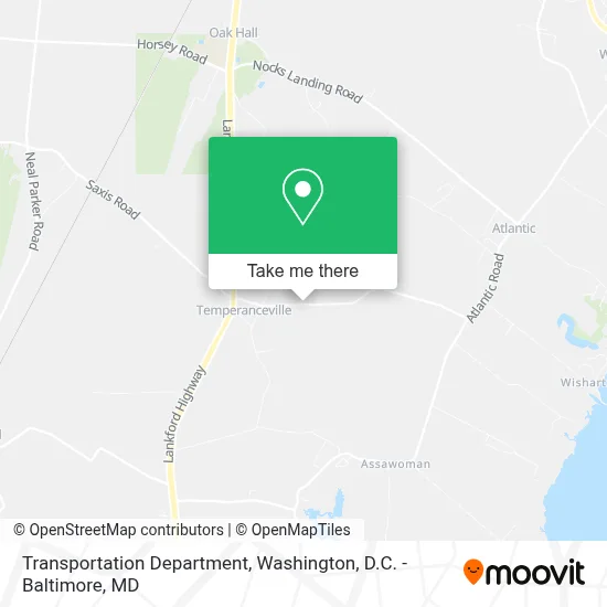 Transportation Department map