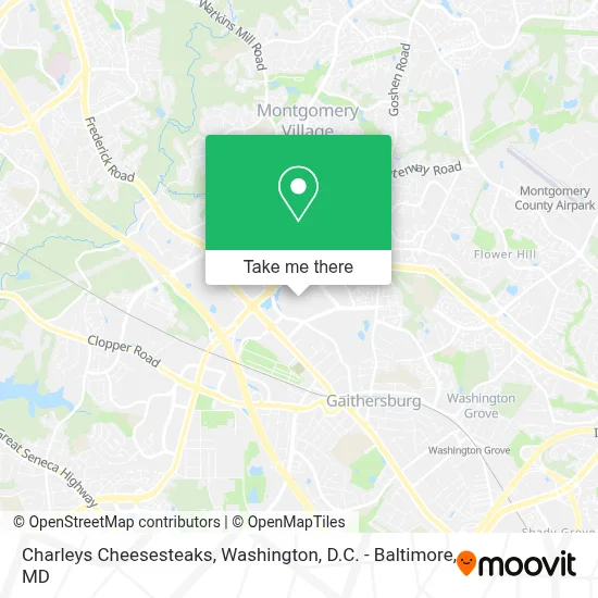 Charleys Cheesesteaks map