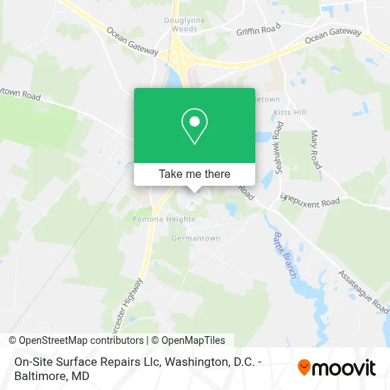 On-Site Surface Repairs Llc map
