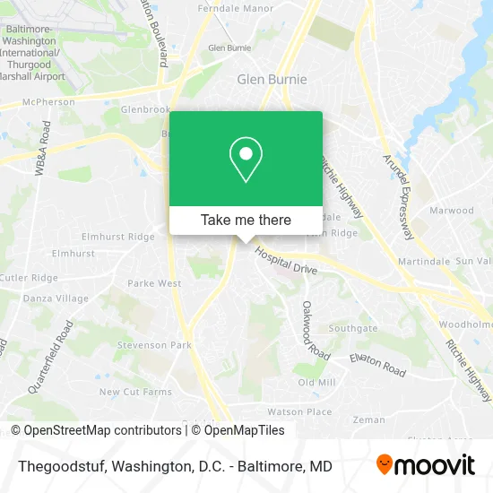 Thegoodstuf map