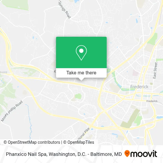Phanxico Nail Spa map