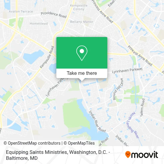 Equipping Saints Ministries map