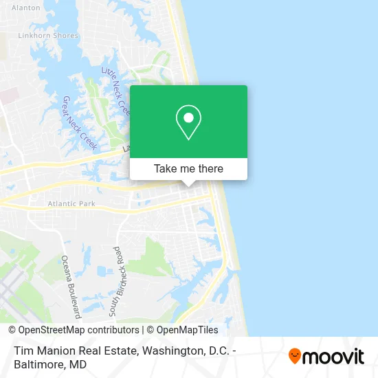 Tim Manion Real Estate map
