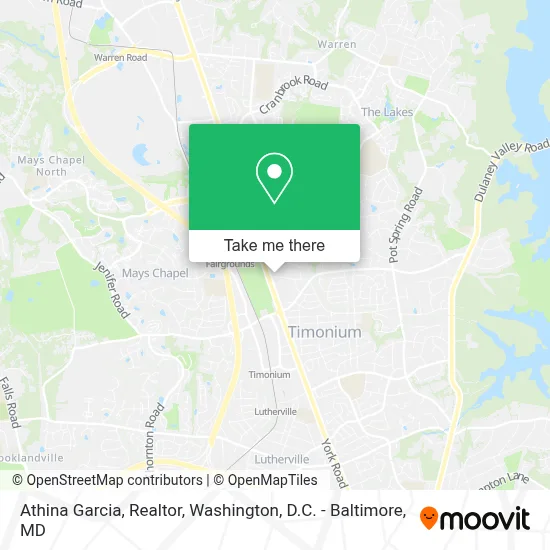 Athina Garcia, Realtor map