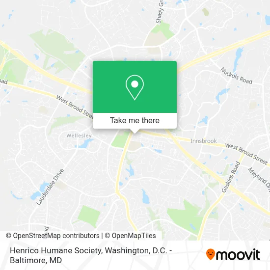 Henrico Humane Society map