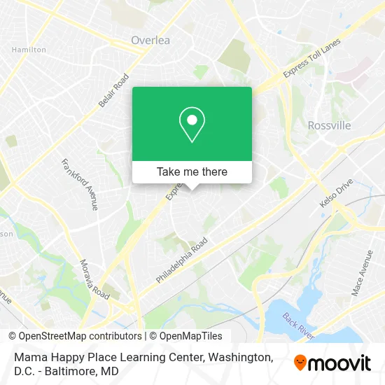 Mama Happy Place Learning Center map