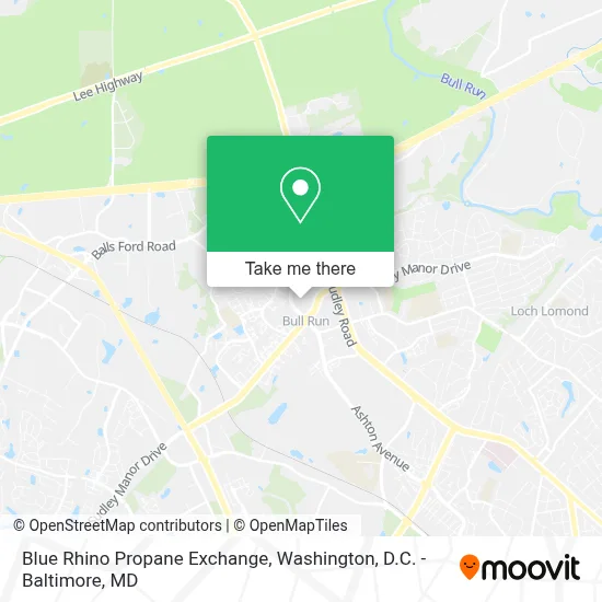 Blue Rhino Propane Exchange map