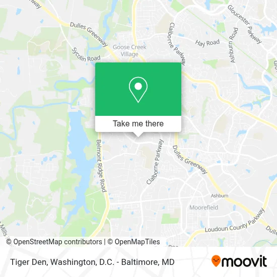 Tiger Den map